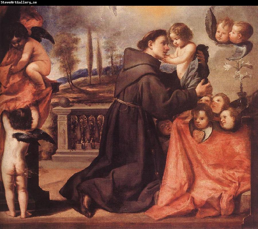 PEREDA, Antonio de St Anthony of Padua with Christ Child af